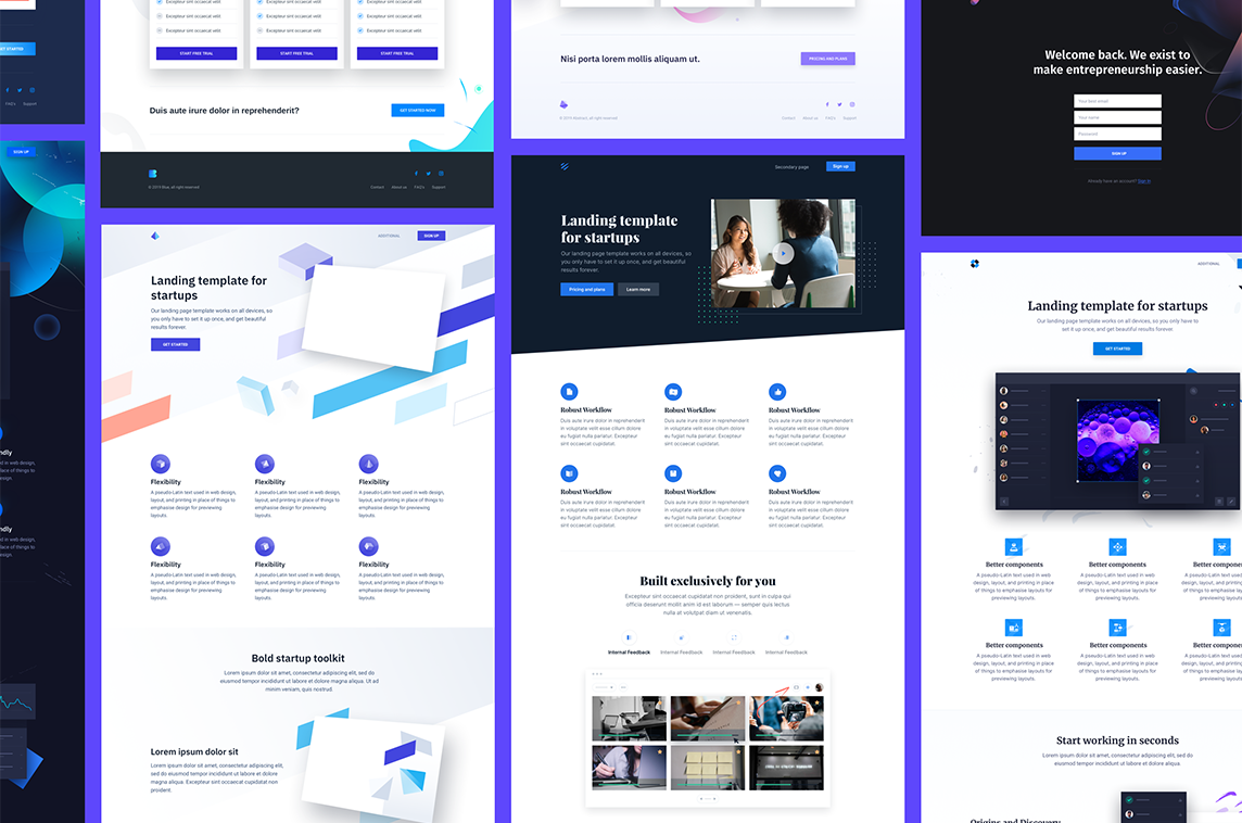 Vue Landing Page Template